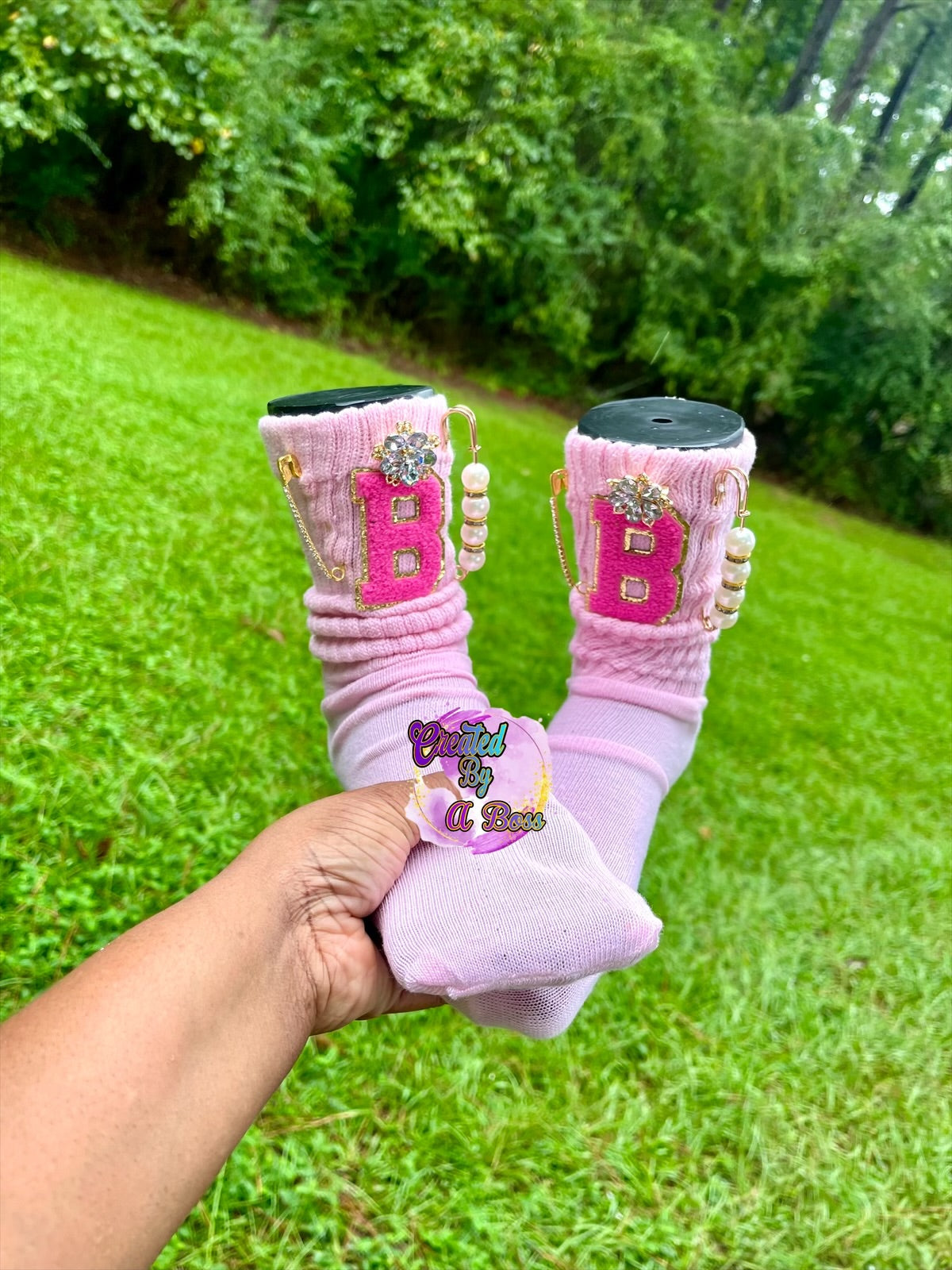 Girls charm socks