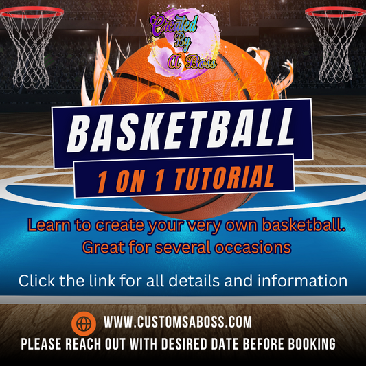 🏀Personalize basketball tutorial🏀