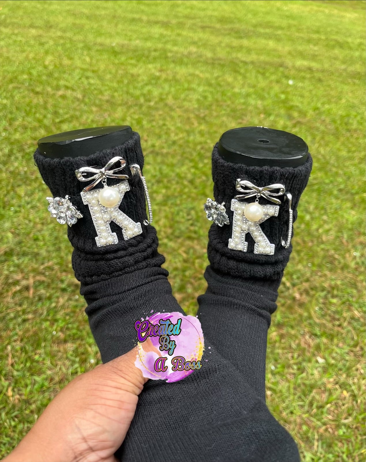 Girls charm socks