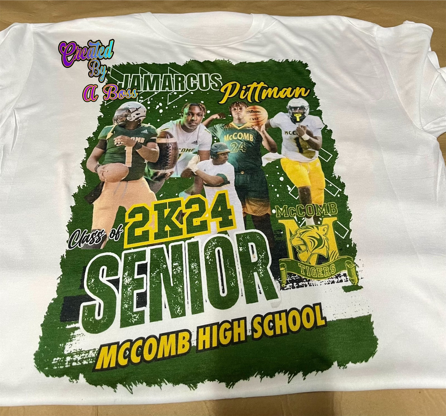 Custom Grad shirt (full front or center designs
