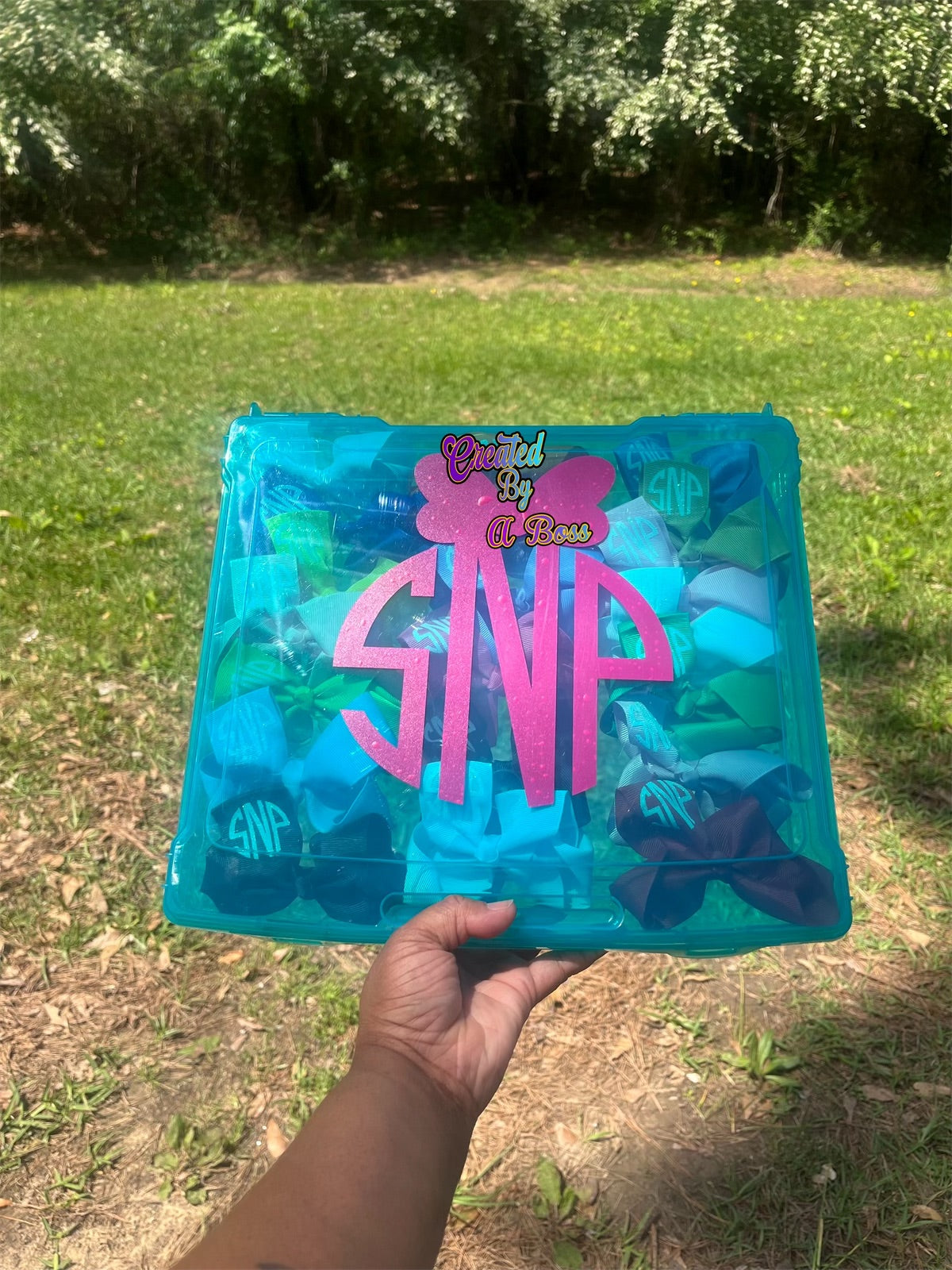 Hair bow box