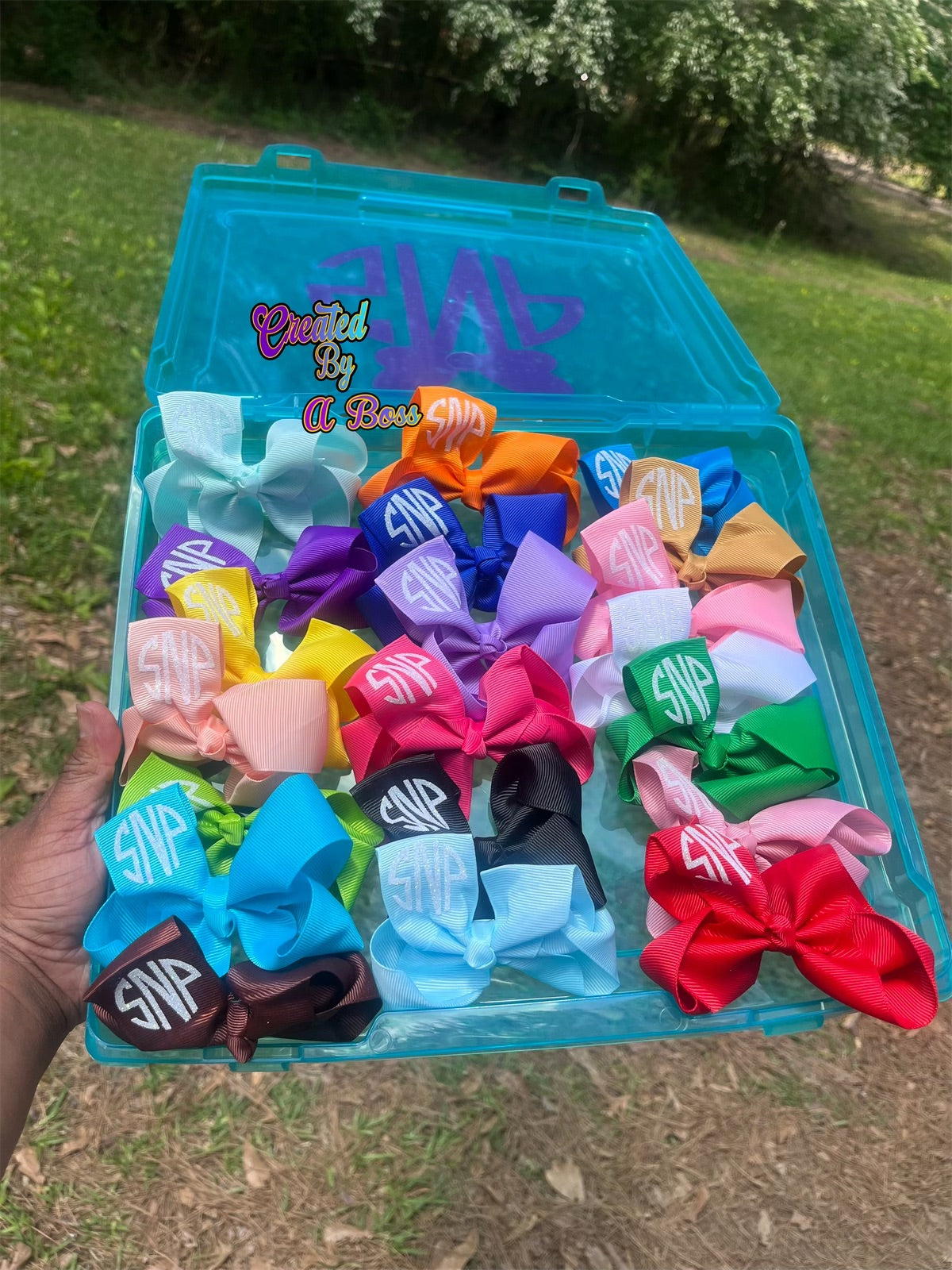 Hair bow box