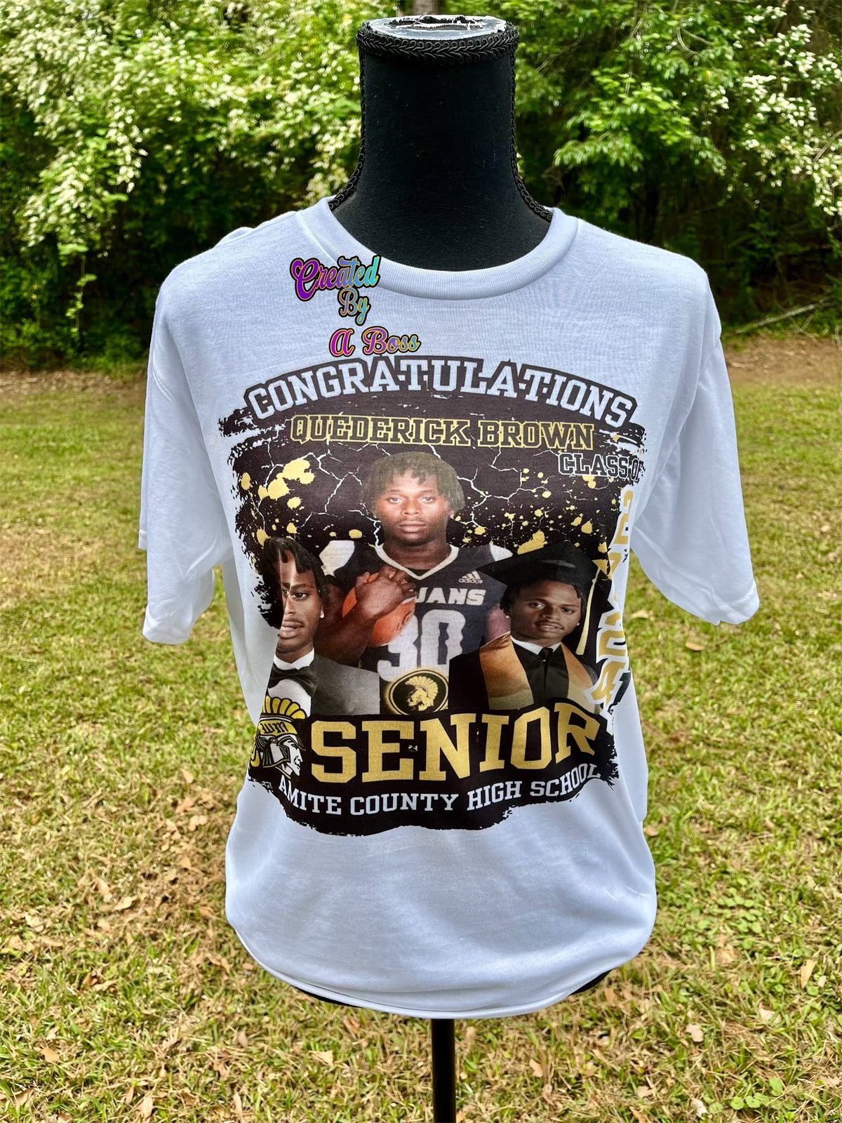 Custom Grad shirt (full front or center designs