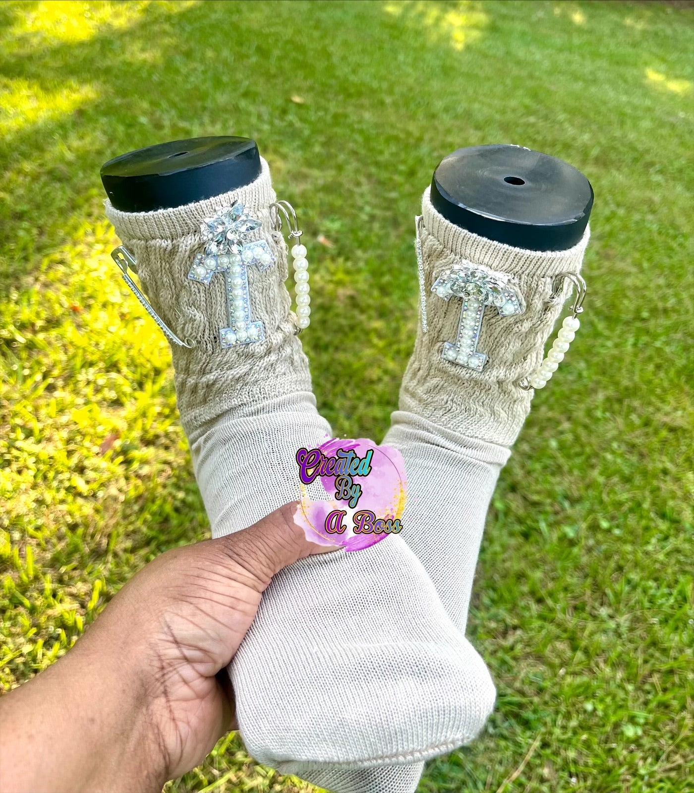Girls charm socks