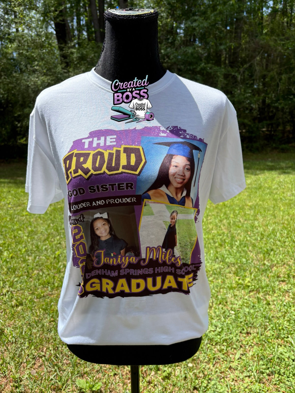 Custom Grad shirt (center designs)