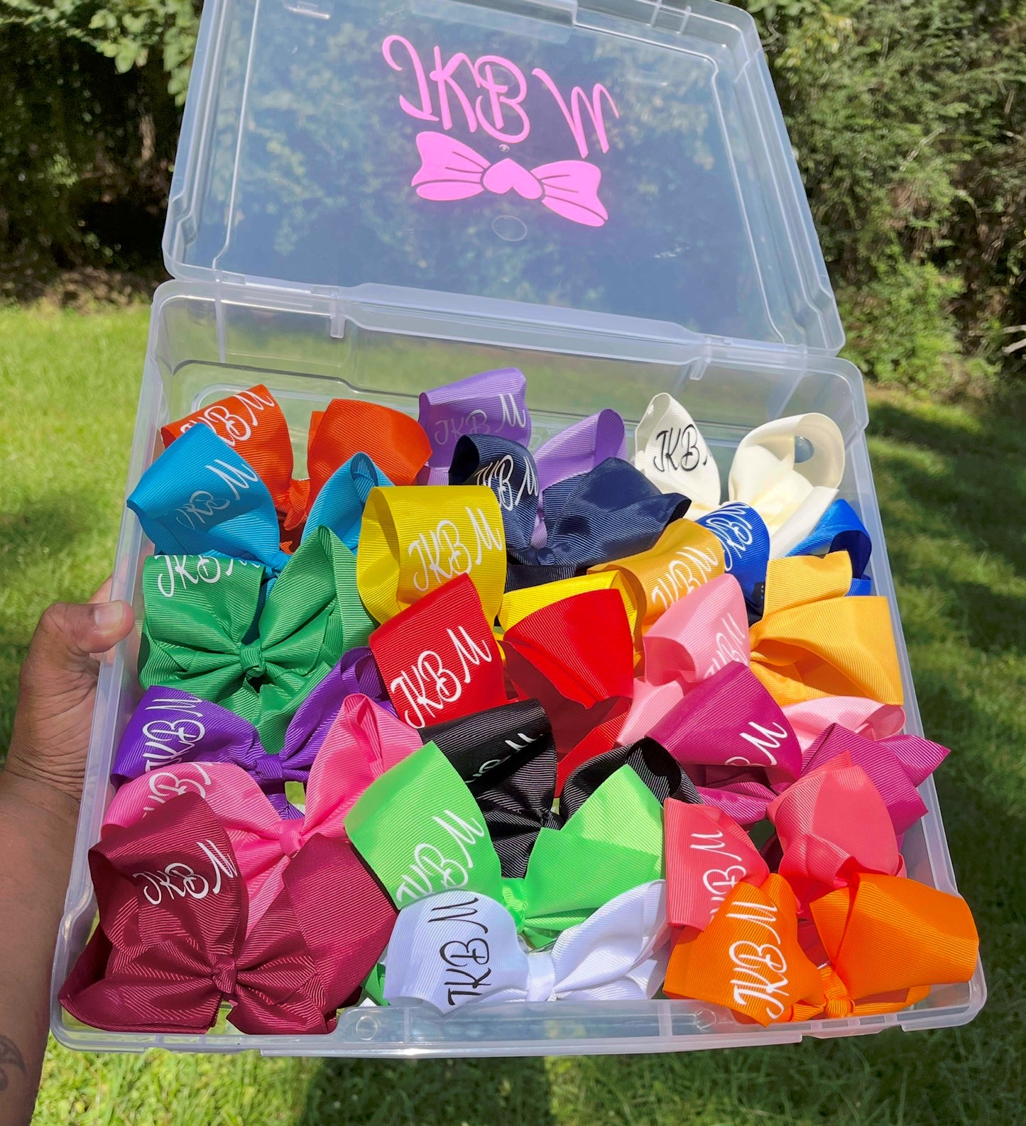 Hair bow box
