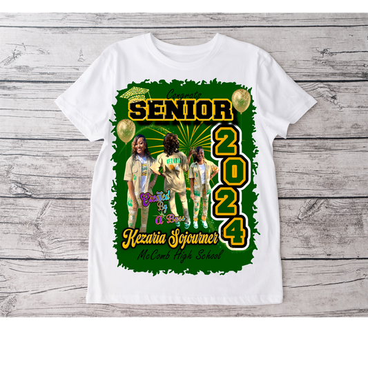 Custom Grad shirt (full front or center designs
