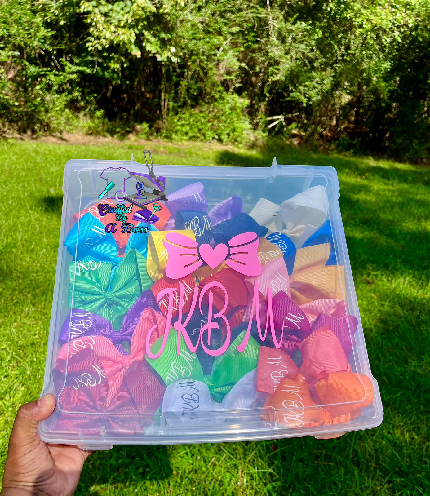 Hair bow box