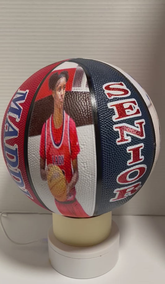 Custom basketball