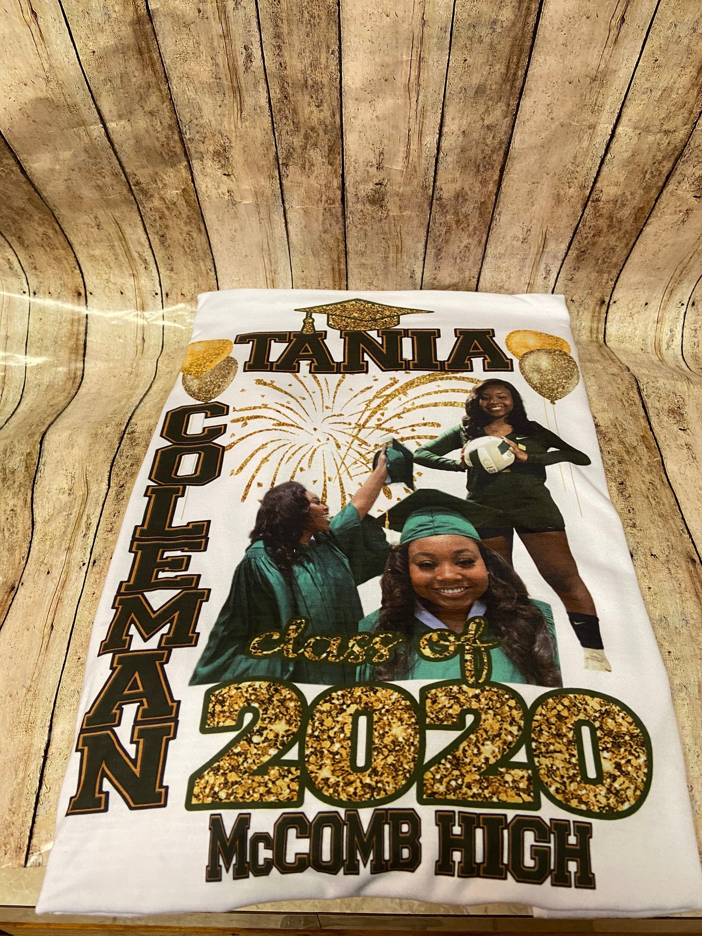 Custom Grad shirt (full front or center designs
